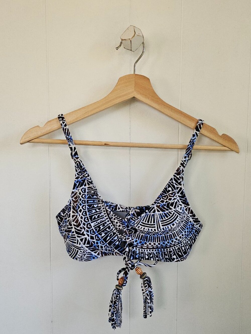 A.N.A Geo Print Bikini Top